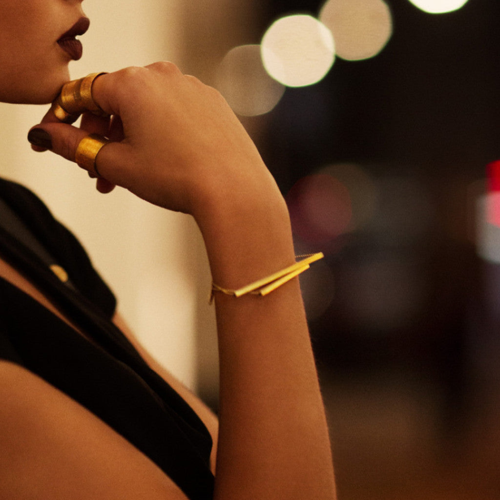 14k Gold Tube Bracelet – Vivien Frank Designs